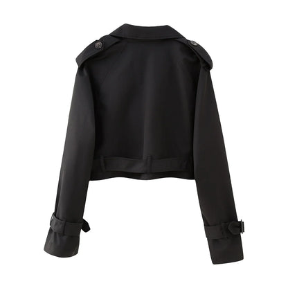 ANURA - CROPPED TRENCHCOAT