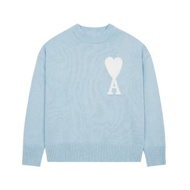 AMI - HEART SWEATER