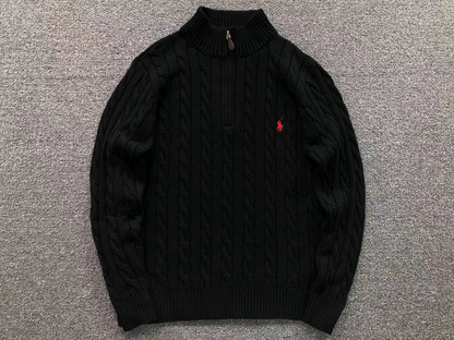 ANURA - RL KNIT POLO SWEATER